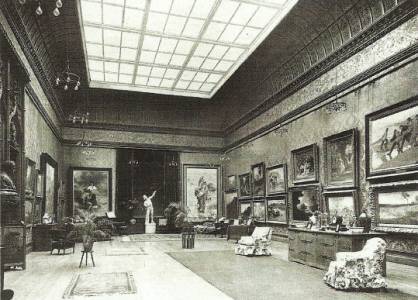 The ballroom / art gallery at Jesmond Towers